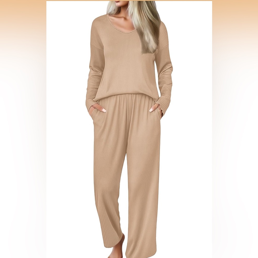 Ribbed knit Lounge Set